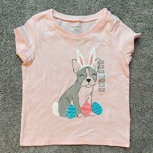 Carter’s Easter pit bull t-shirt